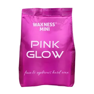Waxness Pink Glow Hard Wax 0.88 lb / 400 g - For Hair Removal - Rosin and Scent Free - Demi Creamy - Made in Italy