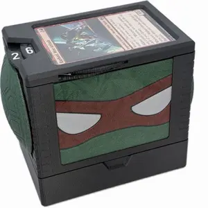 Turtle Power v2 - Universal DeckDock - For Magic The Gathering and More - Damage/Health Counter, and token tray included.  Counts to 99 and holds more than 100 double sleeved card