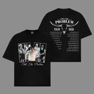 Wall.en Still The Probem Tour 2026 Cotton Shirt , Country Rockstar Fans, MW Fans, Vintage90s Country Music Fans, Wallen Graphic Tee for Fans Gift Shirt For Music Lover