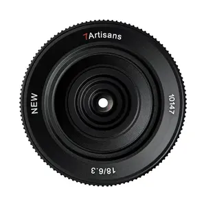 7artisans 18mm F6.3 Mark II UFO Lens, Compatible with Fuji X-Mount XM-H/XP/XE/XA/XT/XS Series,Nikon  Z50 Z6 Z7 Z6 II, Prime Lens, Ultra-Thin Compact Mirrorless Cameras for Sony FX/A/NEX Series for FS5,FS7,FS7M2,FS5M2K,A3000,A5000,NEX-3,NEX-3N