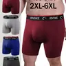 Men's Plus Size Fashion Casual Briefs, Elastic Comfortable Soft Breathable Waistband, Durable for Daily Wear, Running, Fitness, Casual Style Underwear