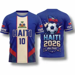 Haiti 2026 Soccer Fan Shirt, Custom Name Number Tee, Football Supporter Gift CH6 OSZ