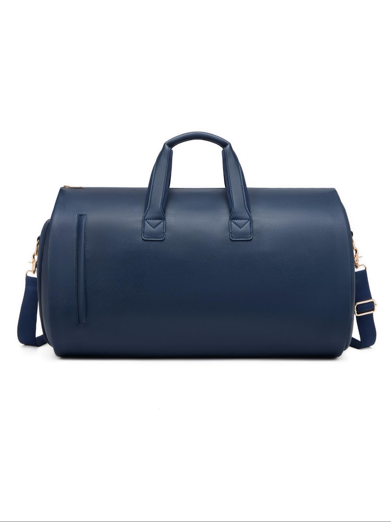 1 Piece Men's Business Trendy Large Capacity Travel Bag, Vintage Casual Zipper Duffel Bag for Work & Business, Carry on Weekender Bag for Outing & Holiday & Travel, Durable Duffels