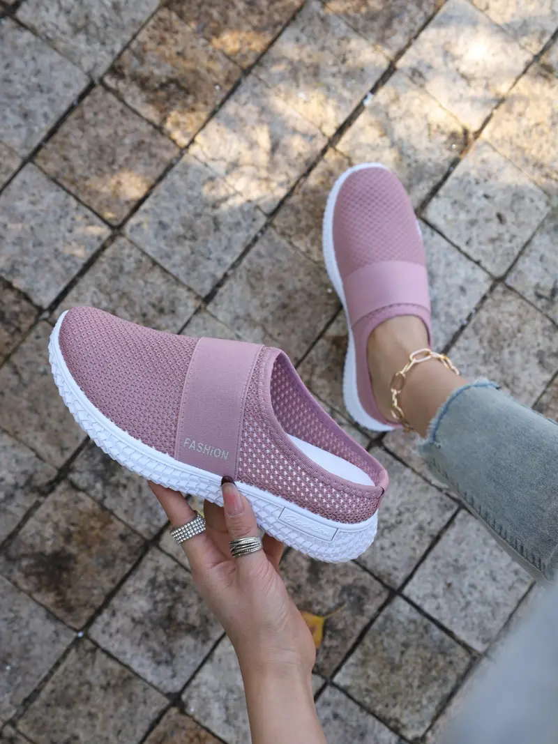 pink pull on shoes ladies