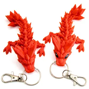 Crystal Dragon Fidget Keychain