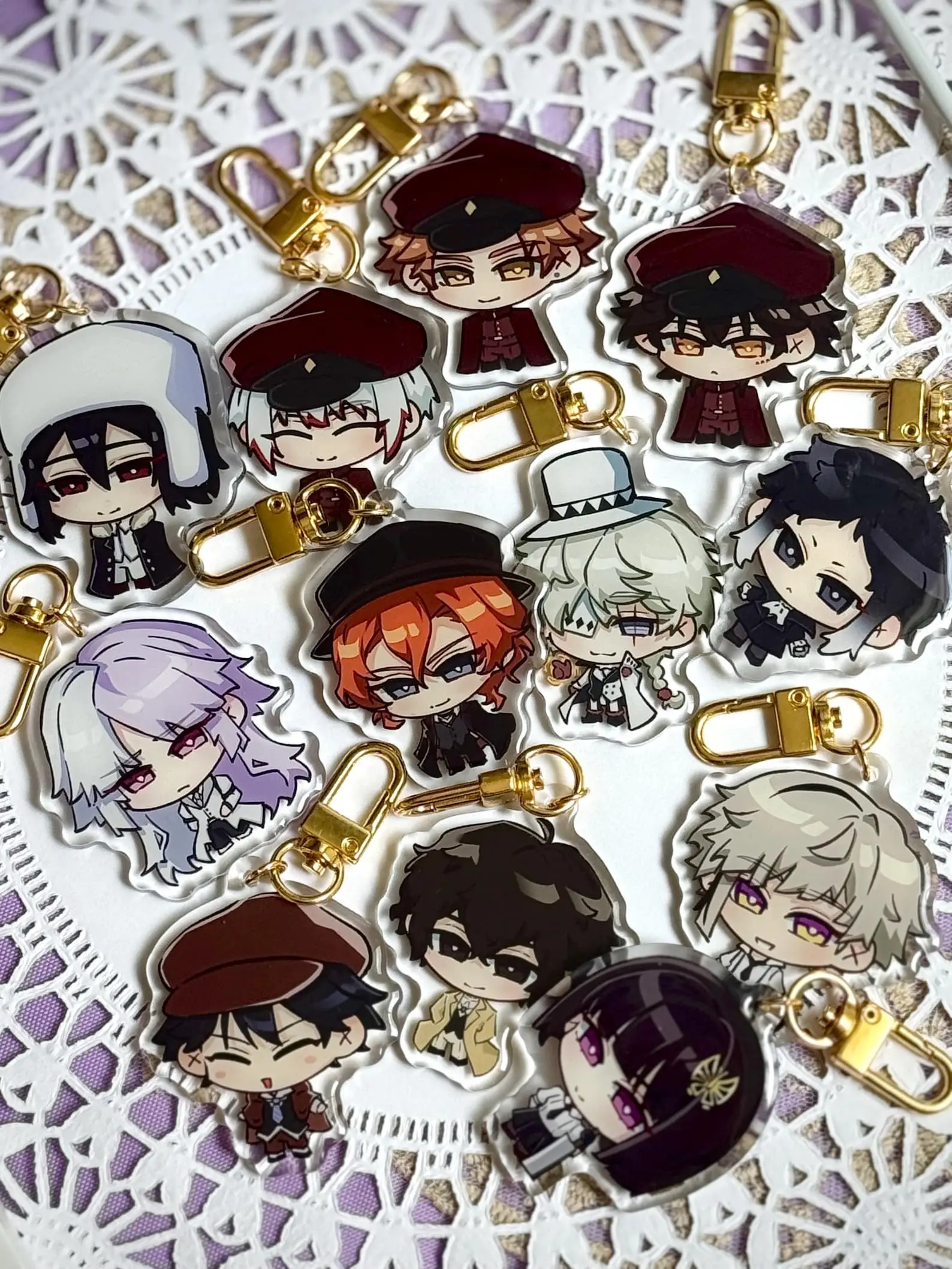 BSD Acrylic Keychain , Halloween gifts