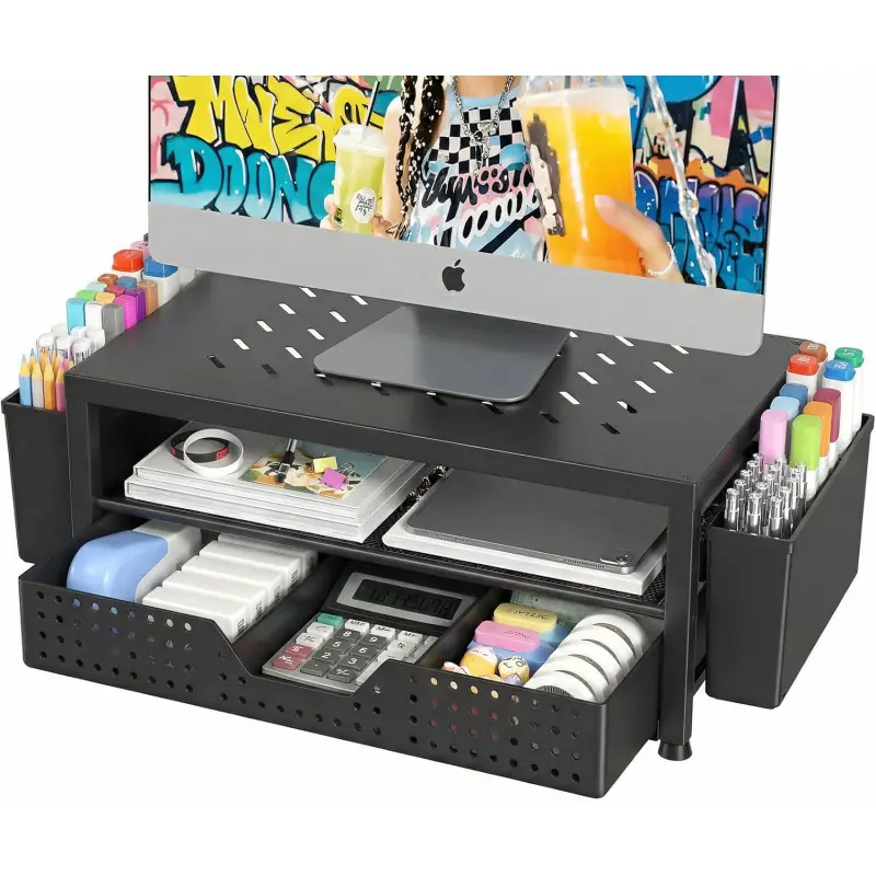 Black – Perforated Steel Top