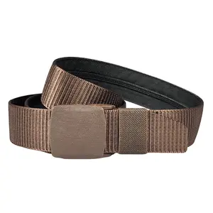 Money Belt for Men Travel Security Belt with Hidden Money Compartment Pocket, Cashsafe Anti-Theft Wallet Non-Metal Buckle