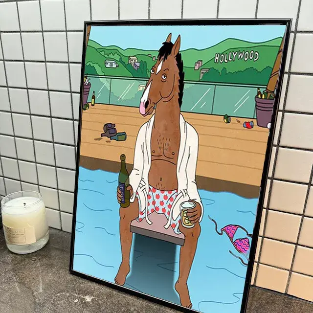Poster!!! Celebrate 10th Anniversary Bojack Horseman Release Home Decor Poster