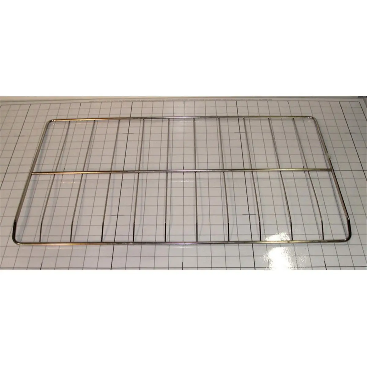 Whirlpool WPW10550642 Genuine OEM Chrome Replacement Metal Mount Oven Rack, 30 in, 24-3/4" x 15-1/4", Durable Construction, Boosts Large Appliance Performance