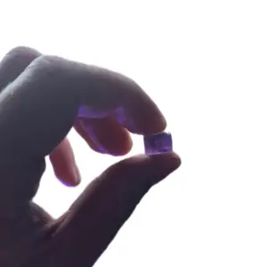 7.7ct Natural Brazilian Amethyst, Handcut Free-Form Bar Semi-Finished Crystal Jewelry Accessory