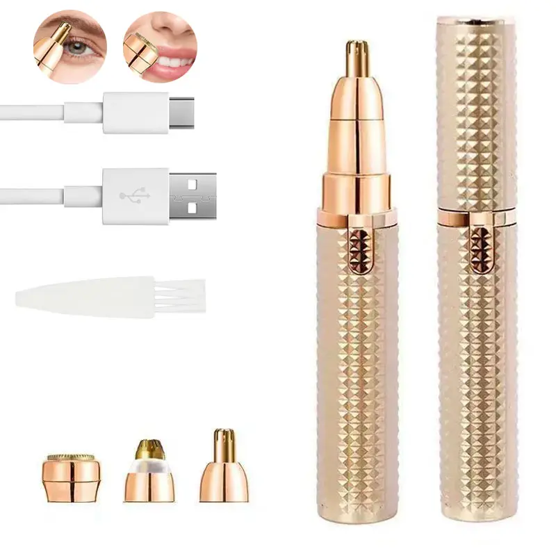 Women's Electric Shaver, 3-in-1 Face and Eyebrow Trimmer, Facial Hair Care Tool, Women's Electric Shaver, Eyebrow Trimmer, Epilator, Lip, Face, and Body Hair Removal Tool, Eyebrow Trimmer, Epilator, Mother's Day Gift remover