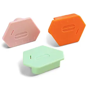 3 count  Seam Guide for Sewing Machine, Multifunctional Polygonal Hemmer Guide with Scale, Universal Sewing Accessories and Supplies (Polygonal Seam Guide)