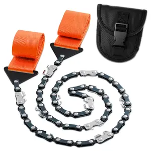 Pocket Chainsaw, 1 Count Outdoor SurvivalHand Chainsaw, Survival Gear, Manual HandSteel Rope Chain Saw, Outdoor EmergencyTool Kit, Portable Hand Tools