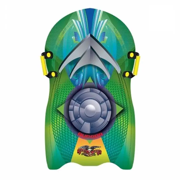 Paricon F36 Aurora Foam Sled - Unisex, Lightweight Winter Sports Sledding Gear with Handles, Graphics, Listed Dimensions, Flashy