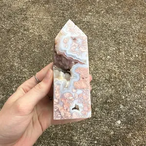 Cotton Candy Agate Tower #6