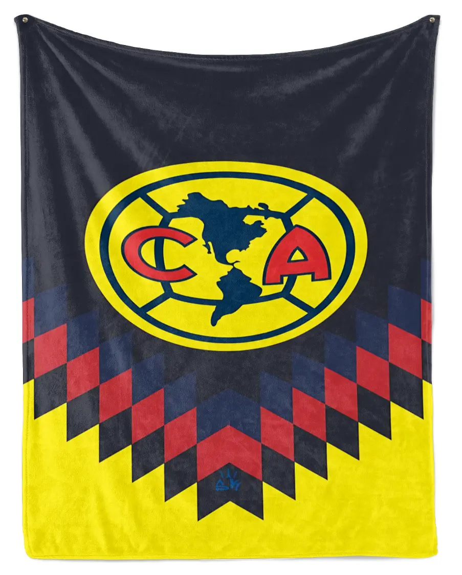 Exclusive flannel blanket for American Club fans, with high-definition printed colors and high fidelity, clear team emblem details, cool bedroom bedding blanket, air-conditioned room blanket, warm nap blanket for homes and offices,