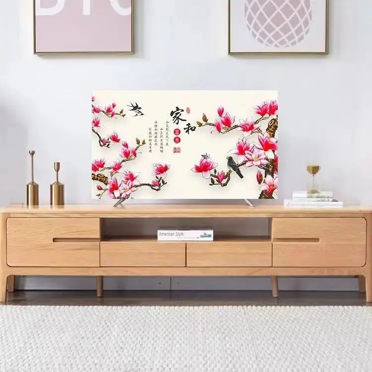 TV Dust Cover | Bright Roses