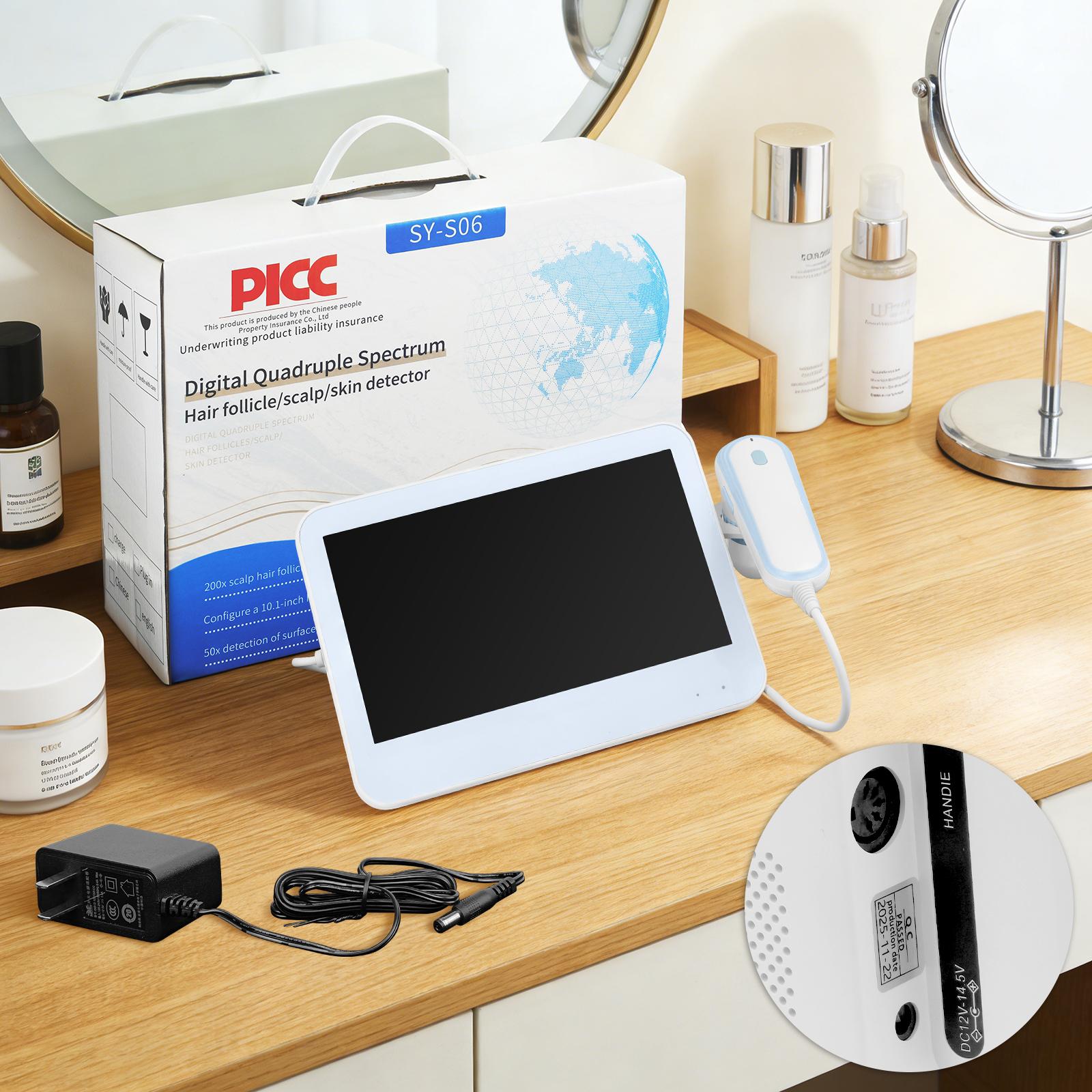 [Renhui] Scalp detector, hair follicle analysis, skin detector, photo capture, scalp therapy device, beauty salon scalp analysis