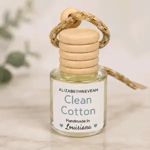SCENTED hanging Car Diffuser - Handmade Scented Freshener with 7.87 Inch Rope, Gold Element, and Aroma for a Luxurious Car Experience, Long-lasting Fragrance,  Refreshing car diffusers, Car aroma diffusers. U.S shipping car diffuser