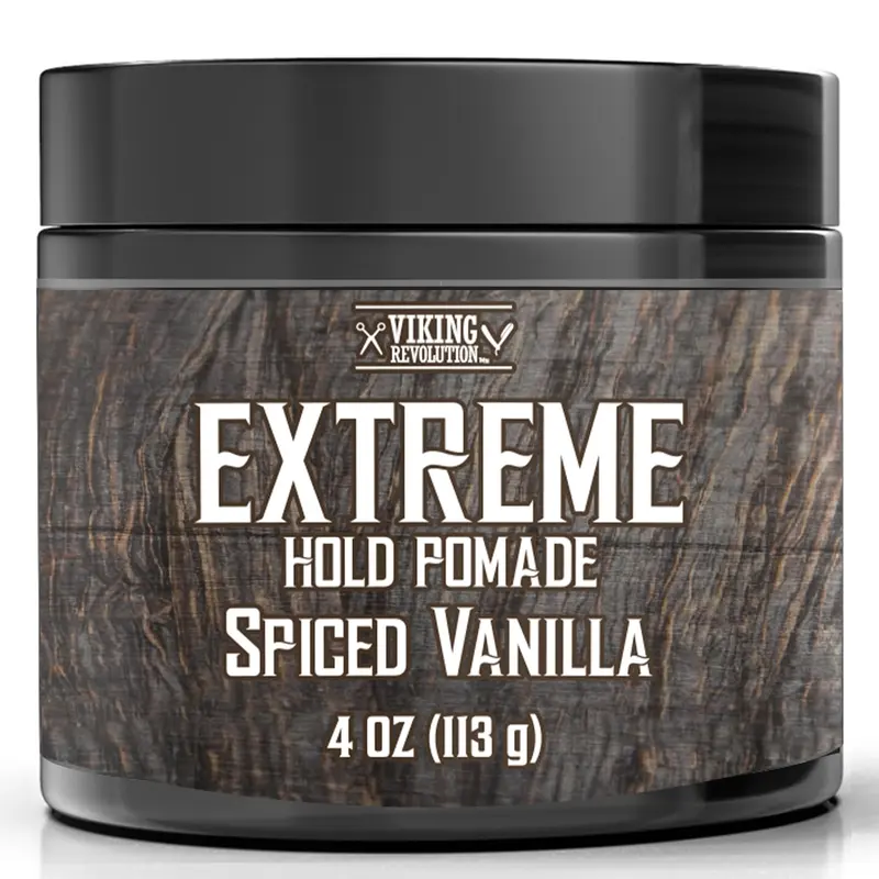 Spiced Vanilla Hair Pomade for Men - Extreme Hold Hair Gel for Men - Water Based - Extra Firm Mens Hair Pomade - High Shine Mens Hair Cream (4oz) Spiced Vanilla Hair Pomade for Men - Extreme Hold Hair Gel for Men - Water Based - Extra Firm Mens Hair Pomade - High Shine Mens Hair Cream (4oz)