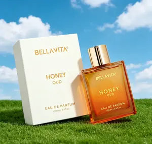 Bella Vita Luxury Honey Oud EDP 100ml, Long Lasting Unisex Fragrance with Patchouli, Vanilla & Bergamot, Floral Spicy Scent Infused with Vegan Essential Oils, Ideal Valentine’s Day Gift