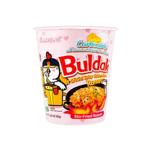 SAMYANG Korean Buldak Carbonara Stir-Fried Ramen - Hot Chicken Flavor, 2.82oz