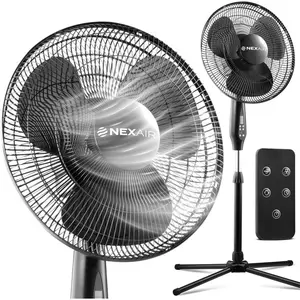 Nexair 16  Ceiling Fan, 3 Blades, White, 120v