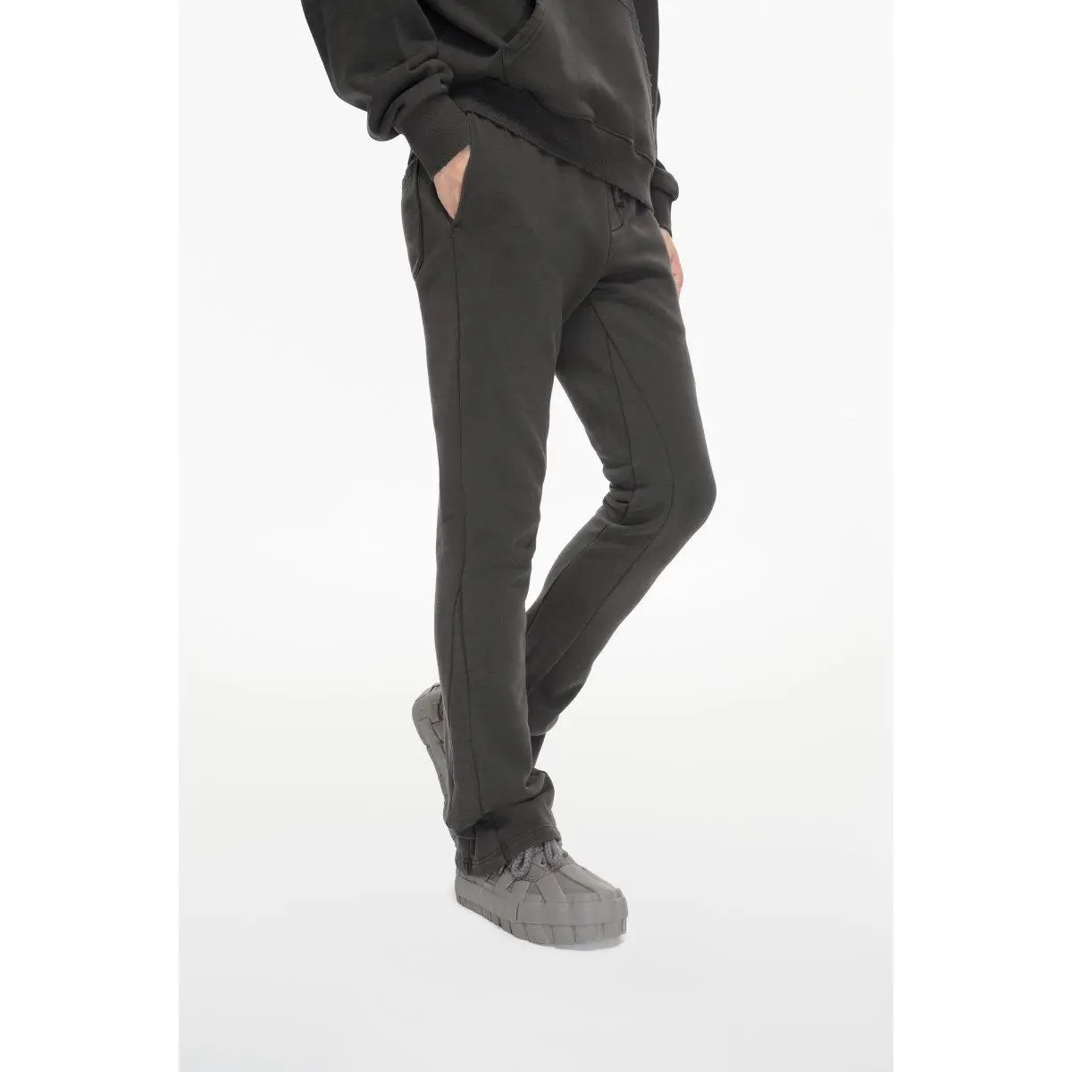 Mr. Fleece Stacked Grey