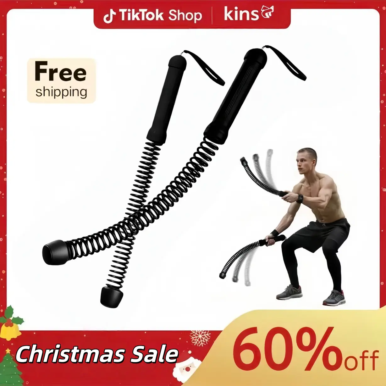 Cordless Battle Ropes for Home Gym - Cordless Training Rope Fitness Equipment for Men & Women, Weighted Workout Ropes for HIIT, No-Jump Full-Body Exercise, Ideal for Fitness Enthusiasts Workout Equipment Training Equipment & Festival Gift