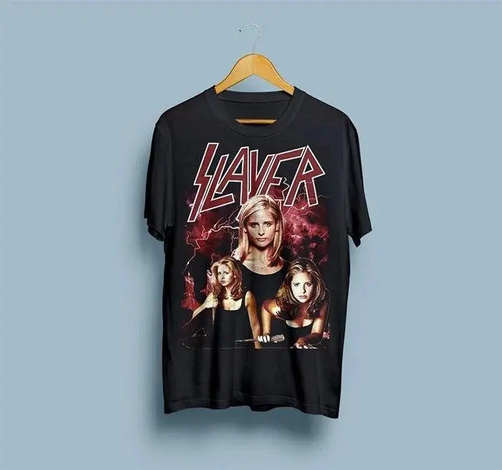 Buffy The Vampire Slayer Band Logo Retro Vintage Unisex Classic T-Shirt BV08