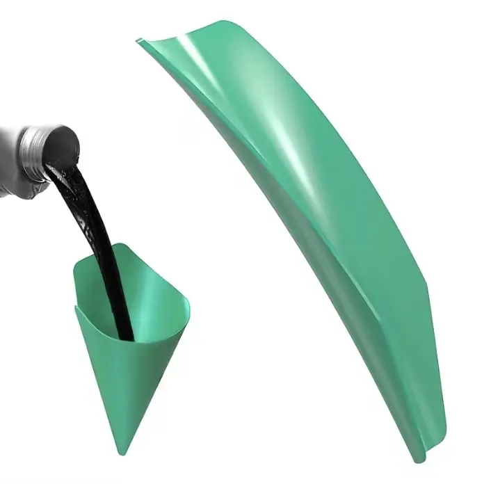Flexible Oil Funnel, 1 Count Reusable Oil Change Draining Tool, Spill-free Folding Funnel, Flexible Drain Tool, Flexible Funnel for Oil Draining and Oil Filling, Kitchen, Car