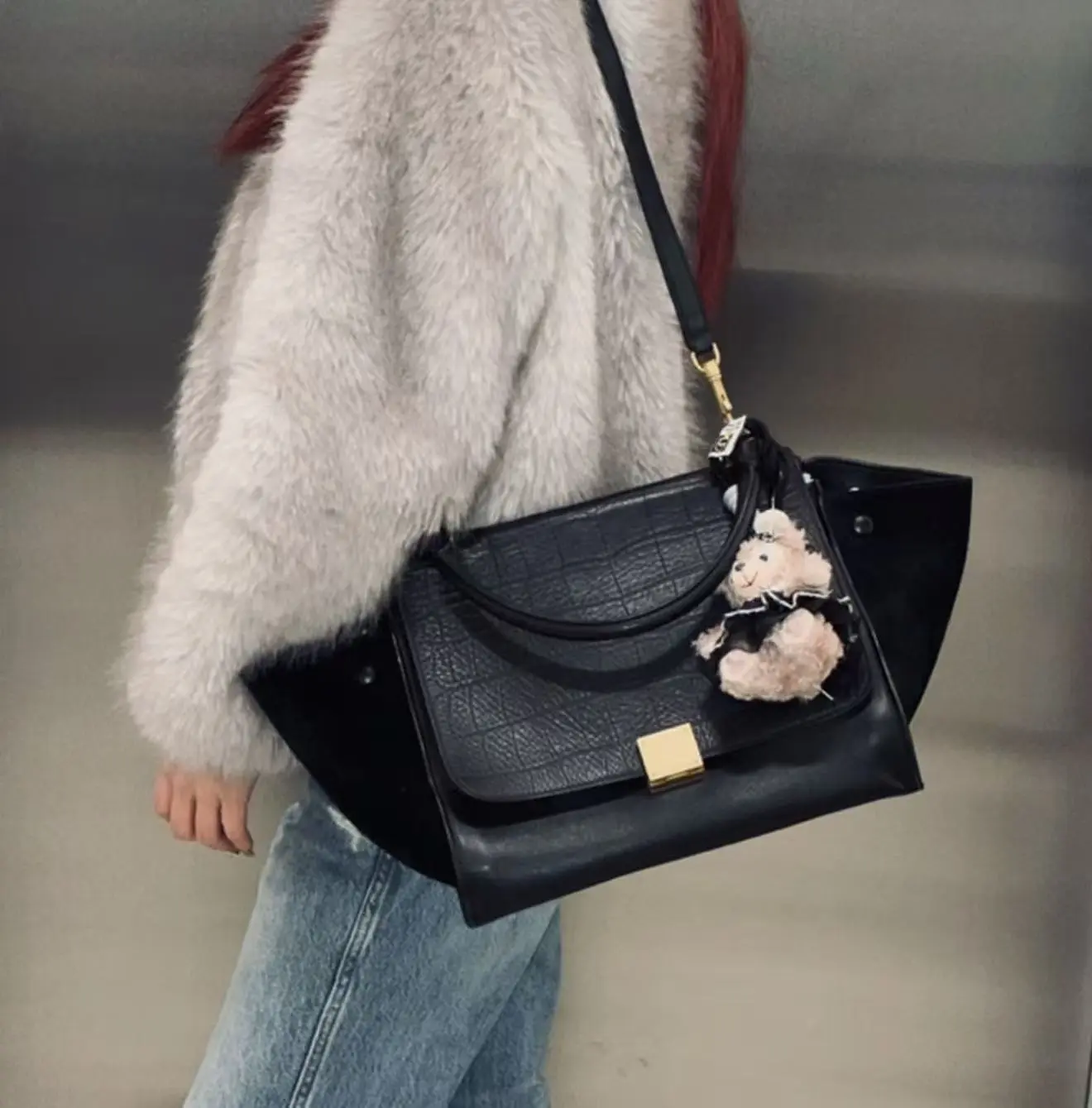 Pre-owned Celine Trapeze