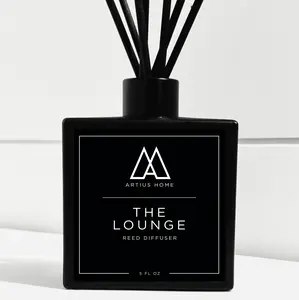 The Lounge Reed Diffuser - Leather, Smoked Oud, and Aged Woods (5 oz)