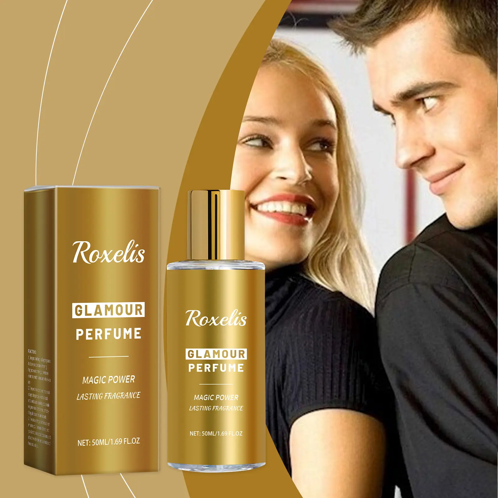 ROXELIS Glamour Perfume - Elegant Fragrance with Rich Floral Notes in Elegant Packaging