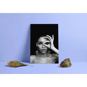 Zendaya Black & White Poster