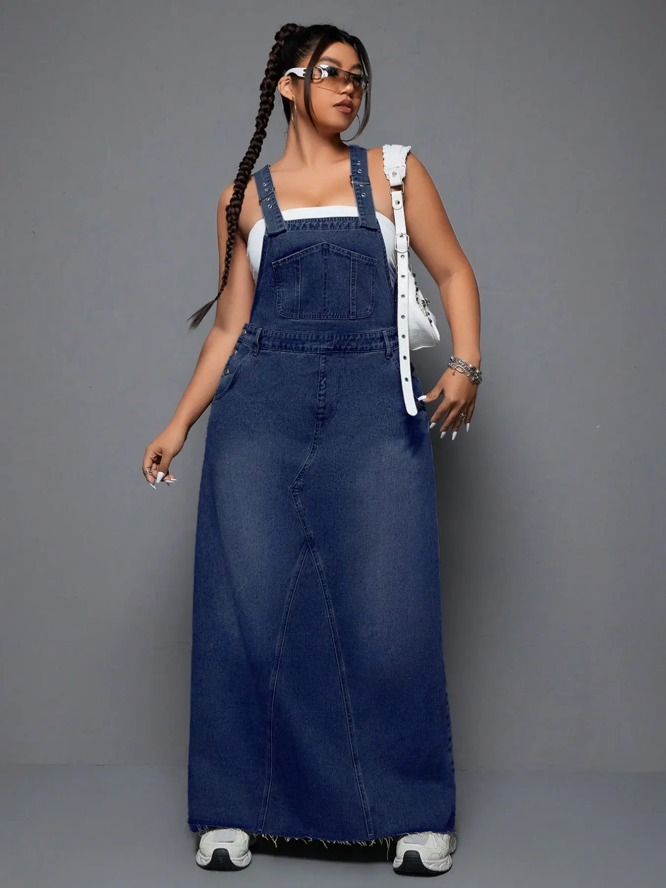 Summer Hot Girl Style Boho Plus Size Fuzzy Denim Strap Backless Long Dress, Casual Fashionable Women's Clothing, Womenswear, Comfortable and Stylish - TikTok Shop Summer Hot Girl Style Boho Plus Size Fuzzy Denim Strap Backless Long Dress, Casual Fashionable Women's Clothing, Womenswear, Comfortable and Stylish - TikTok Shop