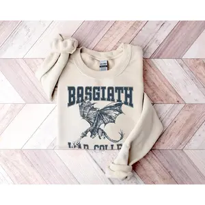 Basgiath War College Sweatshirt, Fourth Wing Sweatshirt, Dragon Rider Shirt, Bookish Sweater, Riders Quadrant, Basgiath Merch, Fantasy Reader Gift