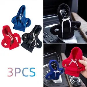 Automotive-Interior Accessories-Shiftboots & Knobs-Boots, Fashion Gearshift Hoodie Car Gear Shift Knob Cover, Manual Handle Gear