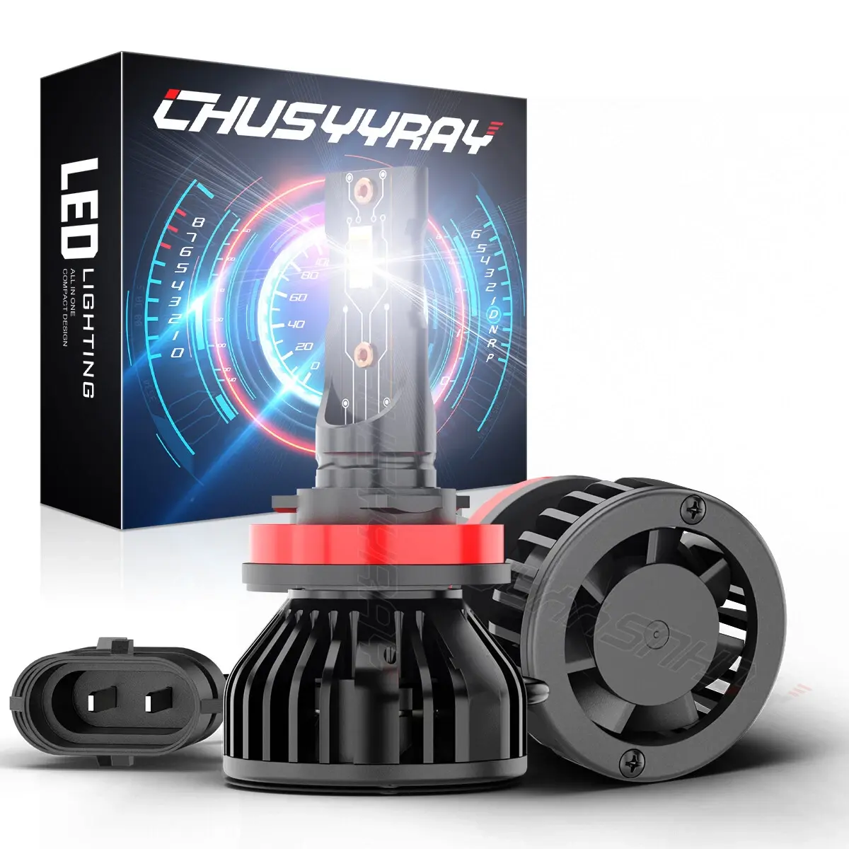 For Lexus IS250 IS350 Sedan 4-Door 2006 2007 2008 2009 2010 2011 2012 2013 2014 2015 H11 LED Headlight Bulbs Low Beam