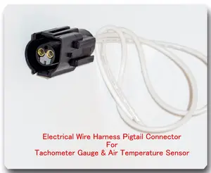 Pigtail 2 wire harness connector of Air Charge Temperature Sensor For Ford Mazda