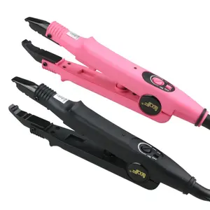 US Plug Professional Keratin Fusion Hair Extension Tool, Adjustable Temperature 100°C to 200°C (210°F-390°F), U Tip & K Tip Hair Extensions Iron for Salon & DIY Home Use
