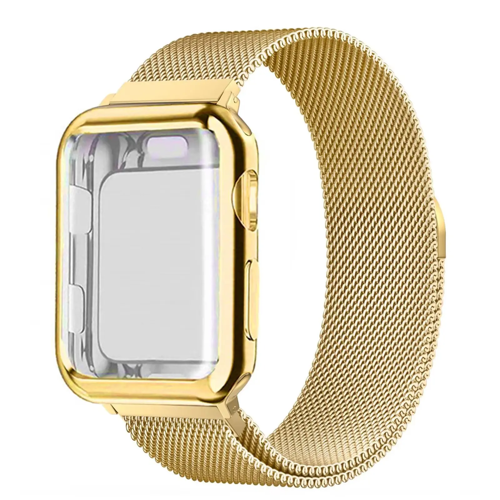 Milanese Loop strap for apple watch band 44mm 45mm 40mm 41mm Watch Case bracelet correas iwatch series 9 8 7 6 SE 5 ultra 2 49mm Smart Watch Straps