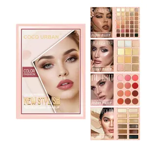 Coco Urban New Stylish Professional Makeup Palette - All-in-One with Eyeshadow, Highlighter, Blush & Contour | 96+ Pigmented Shades for Fashion Looks