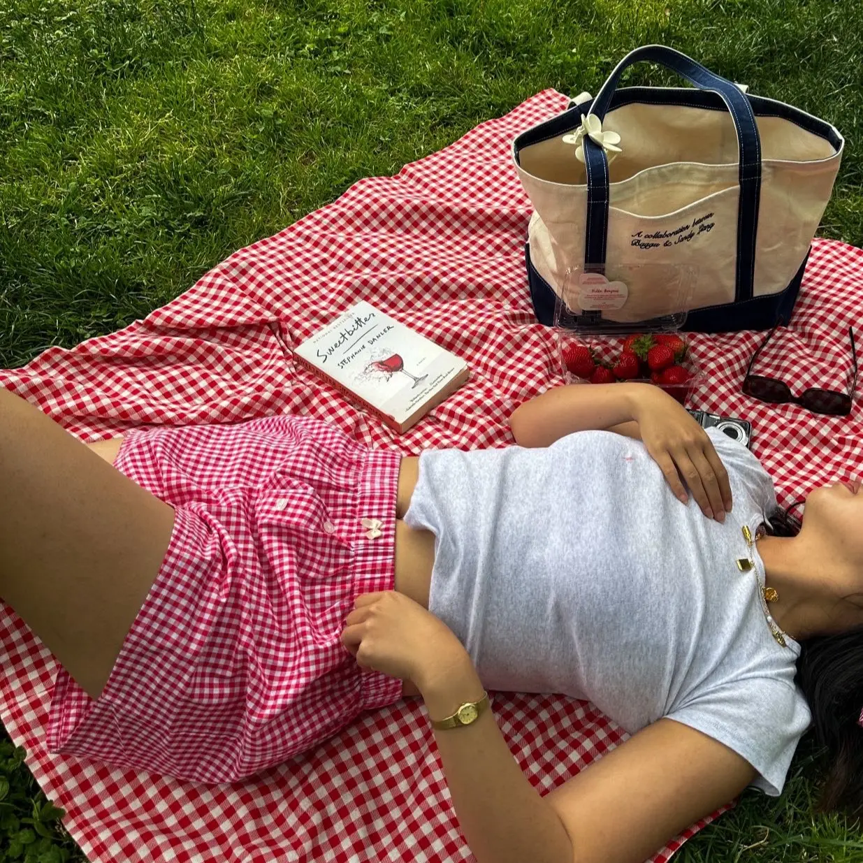 Gingham Bow Shorts
