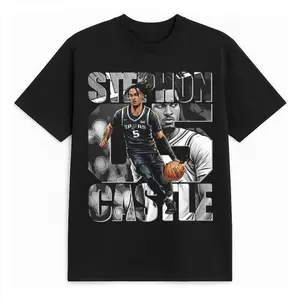Stephon Castle Basketball Player T-Shirt Design, Comic Graphic Sublimation Shirt Template
