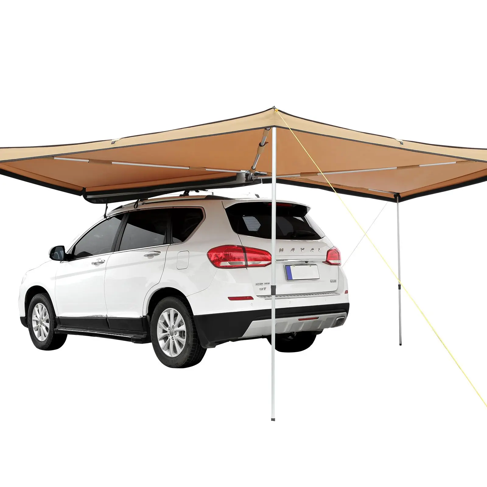 【SummerFinds】VEVOR Vehicle Awning 270 Degree,  8.2' Height Retractable Car Side Awning, PU3000mm UV50+ Car Awning with Waterproof Storage Bag, Suitable for Truck, SUV, Van, Campers