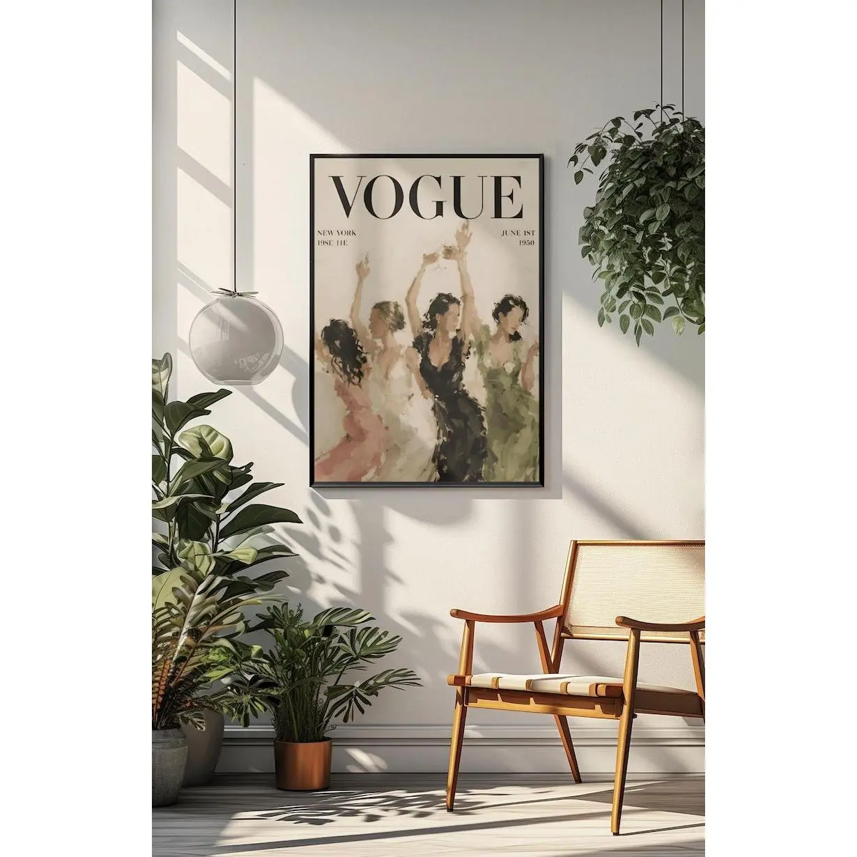 Aesthetic Vogue Champagne Party Poster  Fashion Illustration Print  Elegant Women Painting Wall Art  Editorial Decor Chic Dorm Room Art