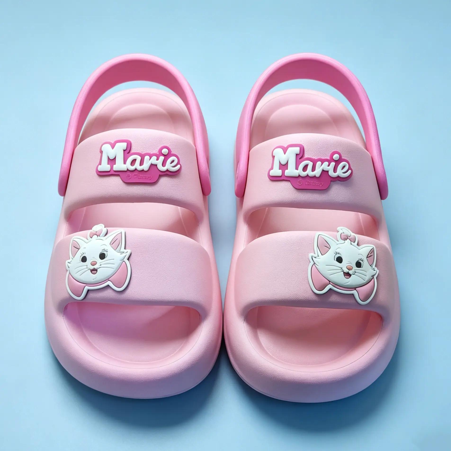 Miniso Women's Disney Marie Cat Slippers, Cute & Cozy Synthetic Slip On Slides with EVA Sole for Casual, Indoor, Outdoor & Party Wear