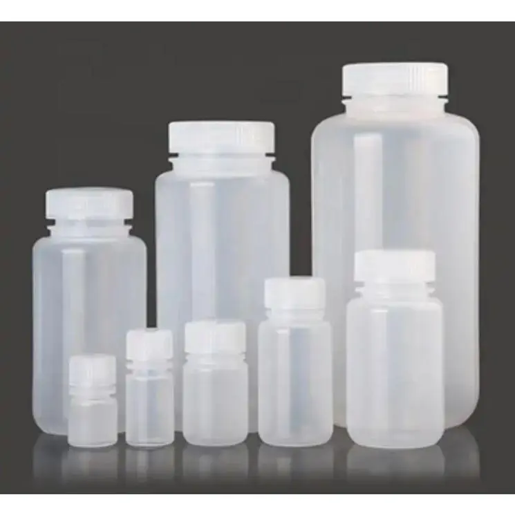 Nalgene Bottles Wide Mouth HDPE with PP Caps for Samples, Reagents, Chemicals